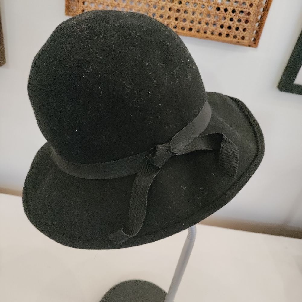 Vintage Wool Cloche Hat